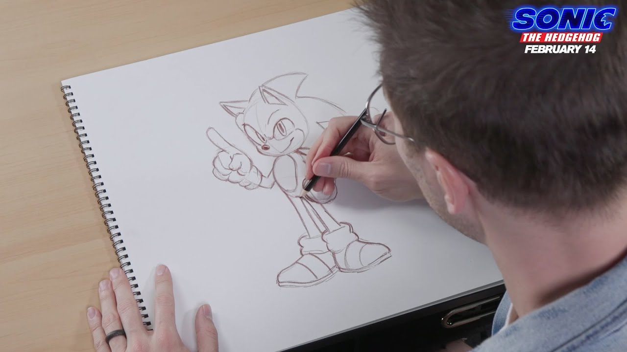 Sonic The Hedgehog (2020) – How To Draw Sonic – Paramount Pictures