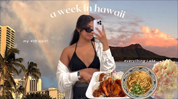 WEEK IN OAHU, HAWAII travel vlog, everything I did and ate