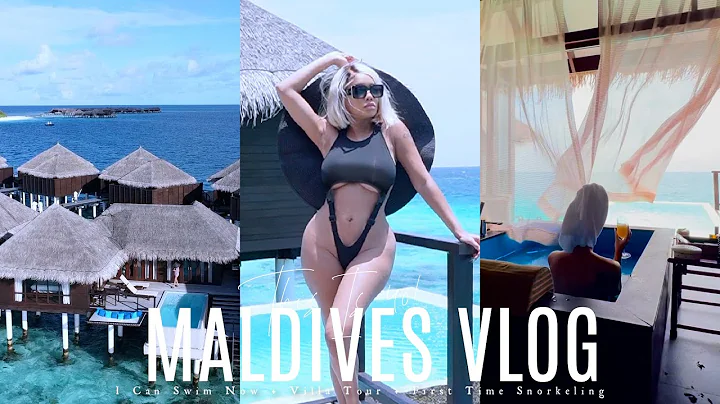 MALDIVES VLOG | This is 40! + I Can Swim Now + Villa Tour + Snorkeling