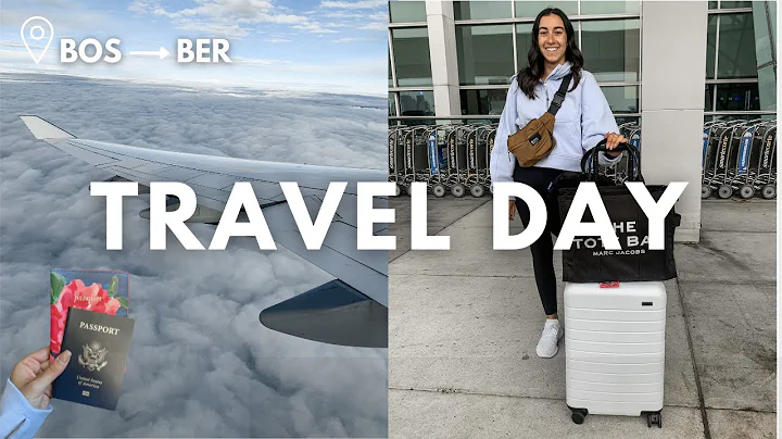 TRAVEL DAY VLOG – flying to Germany, what’s in my tote bag, airport essentials & more! ✈️✨
