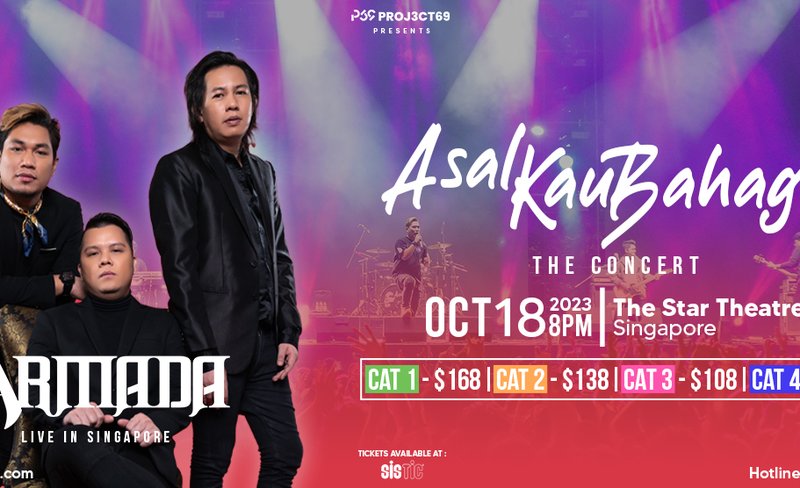 Armada Band Live in Singapore – Asal Kau Bahagia | Concert | The Star Theatre