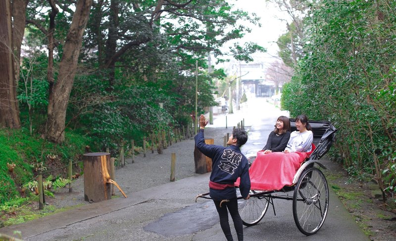 Rickshaw Experience in Kamakura