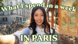 How much I spent in a week in Paris     *realistic* travel vlog