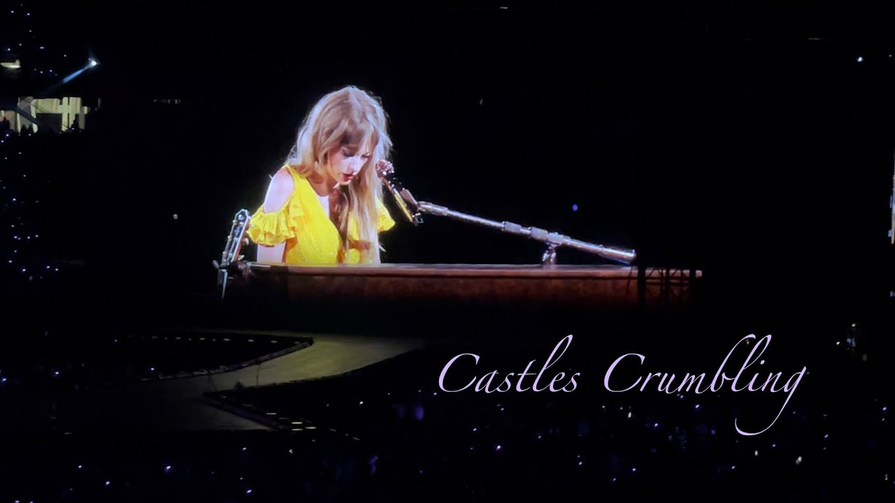 Taylor sings Castles Crumbling | The Eras Tour | Santa Clara, CA Night 1