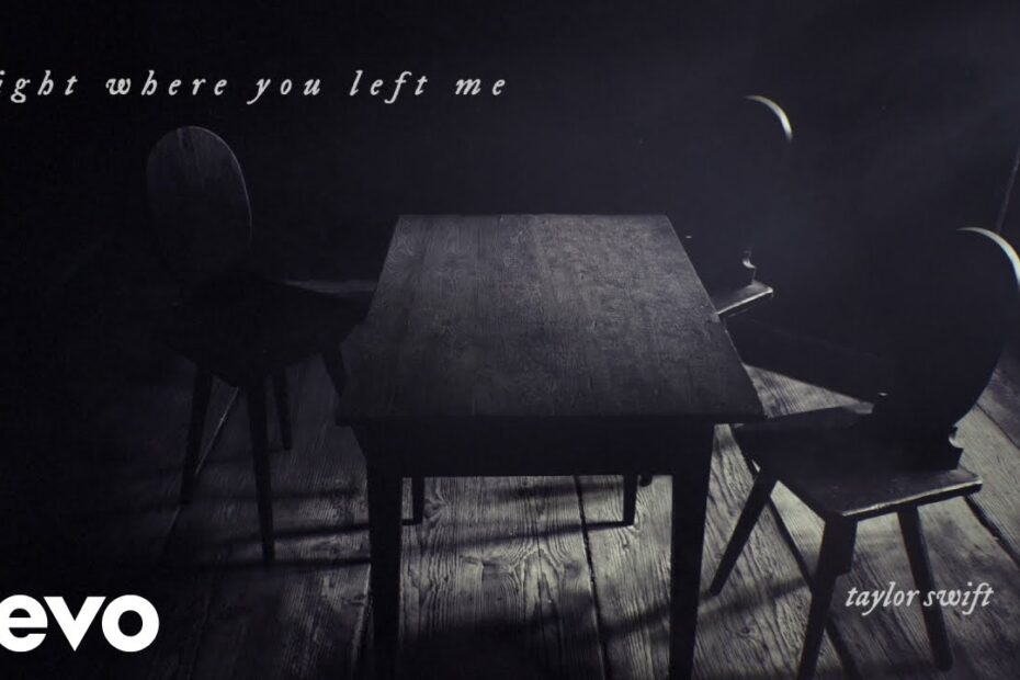 Taylor Swift – right where you left me (Official Lyric Video)