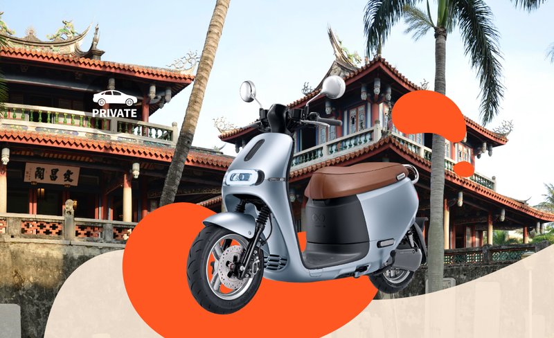 Gogoro Scooter Rental in Tainan by GX Travel