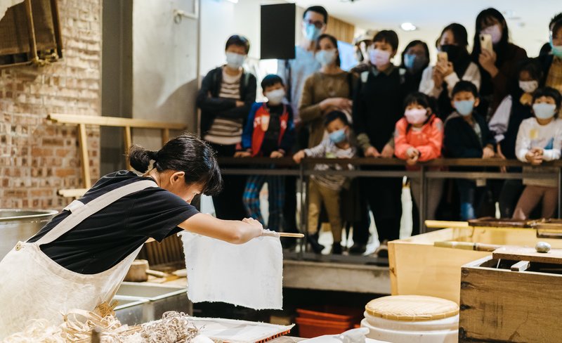 Taipei Shuhuo Memorial Paper Museum Ticket Flower Paper Experience DIY