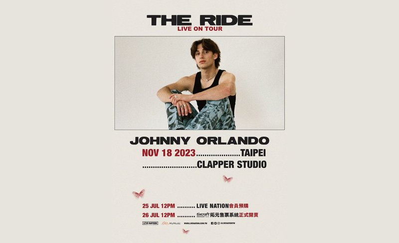 Johnny Orlando The Ride Tour in Taipei｜CLAPPER STUDIO