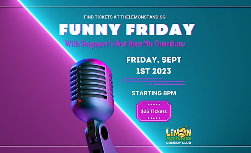 Funny Friday | 1st September 2023 at The Lemon Stand | Comedy Show