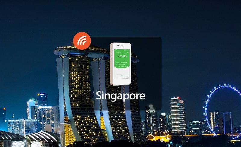 4G WiFi (ID Airport Pick Up) for Singapore [Unlimited Data]