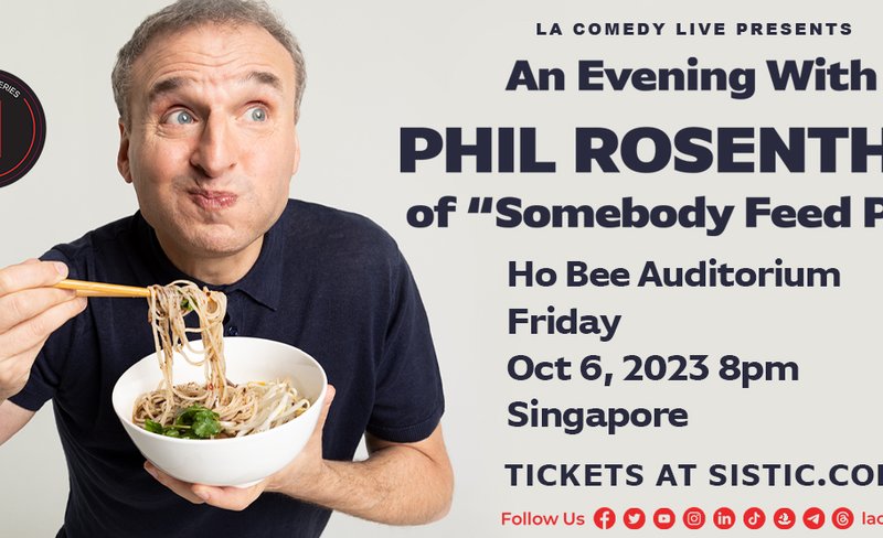 An Evening With Phil Rosenthal of “Somebody Feed Phil” | Comedy Show