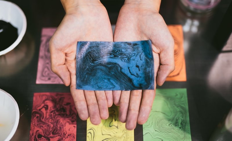 STPI Arty Afternoon | Journey of Serenity: Exploring Paper Marbling