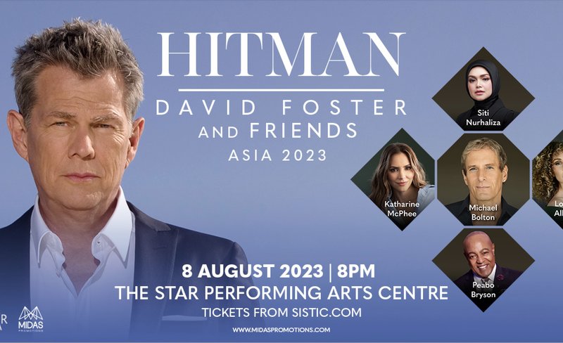 HITMAN DAVID FOSTER & FRIENDS ASIA TOUR IN SINGAPORE 2023 | Concert | The Star Theatre
