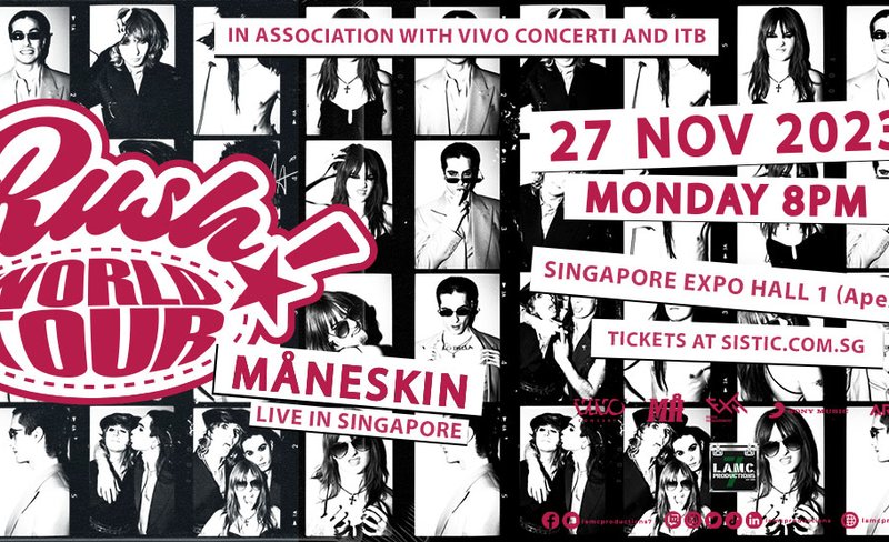 MANESKIN Live in Singapore | Rush World Tour | Singapore Expo