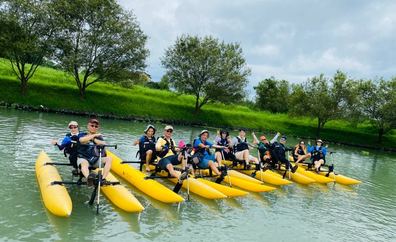 Yilan｜Dongshan River Ecological Green Boat Water Bike Experience