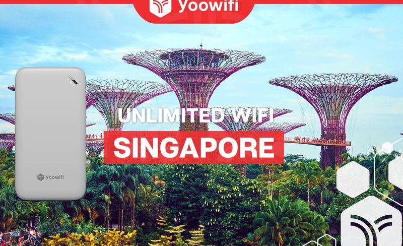 Unlimited 4G Travel UPSIZED WIFI for Singapore