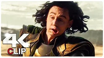 Loki Vs Time Variance Authority Scene | LOKI (NEW 2021) Movie CLIP 4K