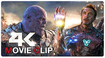 Iron Man Vs Thanos – Final Battle Scene – AVENGERS 4 ENDGAME (2019) Movie CLIP 4K