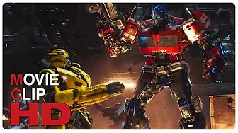 Optimus Prime Vs Decepticons – Fight Scene | BUMBLEBEE (2018) Movie CLIP HD