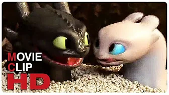 Toothless And Light Fury Date Scene – HOW TO TRAIN YOUR DRAGON 3 (2019) Movie CLIP HD