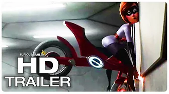 INCREDIBLES 2 Elastigirl’s New Elasticycle Crash Movie Clip + Trailer (NEW 2018) Superhero Movie HD