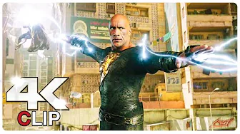 Black Adam Vs Justice Society – Fight Scene | BLACK ADAM (NEW 2022) Movie CLIP 4K