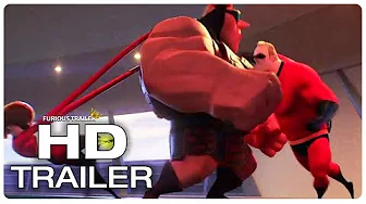 INCREDIBLES 2 Supers Vintage Fight Scene Trailer (2018) Superhero Movie Trailer HD