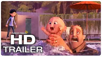 Incredibles 2 Mr Incredible Saves Jack Jack From Drowning Trailer (2018) Superhero Movie Trailer HD