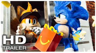 SONIC THE HEDGEHOG 2 “Tails and Sonic at McDonald’s” Clip + Trailer (NEW 2022)ᴴᴰ