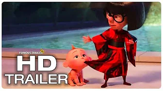 INCREDIBLES 2 Edna Helps Mr. Incredible To Control Jack Jack Trailer (NEW 2018) Superhero Movie HD