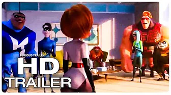 INCREDIBLES 2 Elastigirl Meets Wannabe Supers Trailer (NEW 2018) Superhero Movie HD