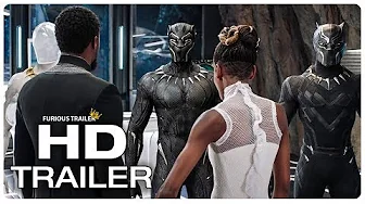 BLACK PANTHER Movie Clip Black Panther Suit Upgrade + Trailer (2018) Superhero Movie Trailer HD