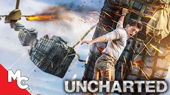 Uncharted Movie | Full Fighting In The Air Scene!! | Tom Holland | Mark Wahlberg