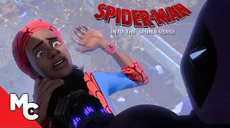 Spider-Man: Into The Spider-Verse Clip: Fighting In Aunt May’s House Scene | Movie Central