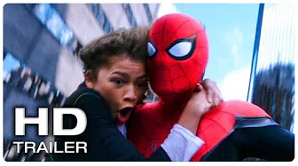 SPIDER MAN FAR FROM HOME Spider Man & MJ Swinging Scene Trailer (NEW 2019) Superhero Movie HD