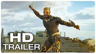 BLACK PANTHER Killmonger Golden Jaguar Transformation Trailer (2018) Marvel Superhero Movie HD