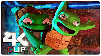 Baby Turtles Gets Superpowers Scene | TEENAGE MUTANT NINJA TURTLES (NEW 2023) Movie CLIP 4K