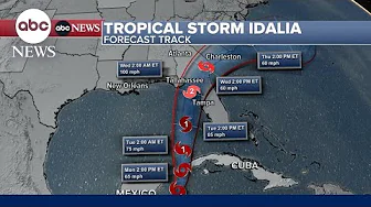 Tropical storm Idalia moving toward Florida | WNT