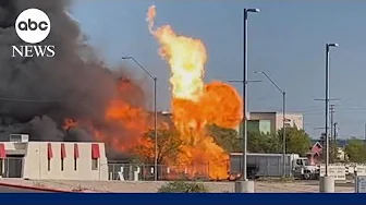 Explosion at propane storage site