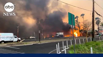 Wildfires in Hawaii cause mass evacuation