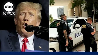 Miami courthouse on high alert ahead of Trump appearance l GMA