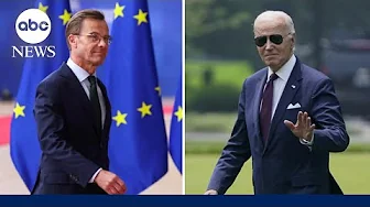 President Biden meets with Swedish leader as NATO expands