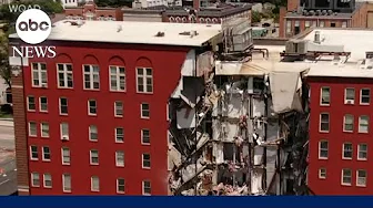 Demolition of collapsed building on hold