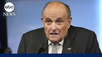 Rudy Giuliani surrenders at Fulton County jail for processing | ABCNL