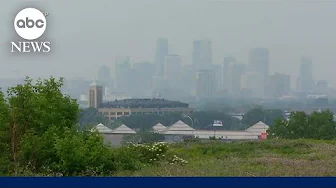 Smoke from Canadian wildfires hits Midwest l ABC News