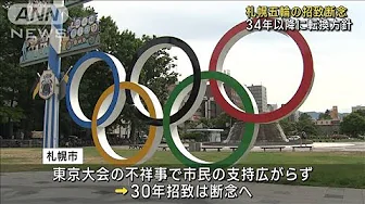 2030年の札幌冬季五輪の招致断念　34年以降に転換の方針(2023年10月6日)