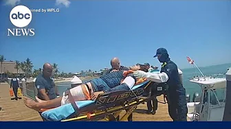 911 call released as shark attack survivor speaks out l GMA