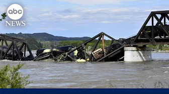 Fallout after train carrying ‘potential contaminants’ derails into Yellowstone River | GMA