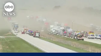 Illinois dust storm causes major car crashes, multiple fatalities