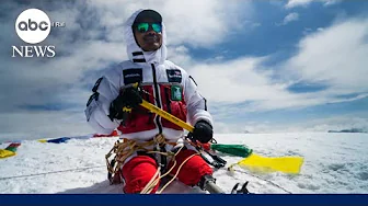 Double amputee veteran reaches summit of Mt. Everest